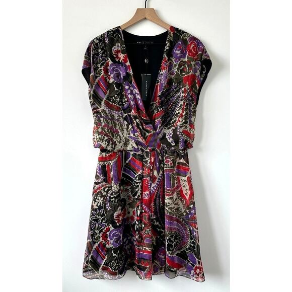 NWT Ralph Lauren Black Label Maye Silk Dress Size 8 - Picture 4 of 11